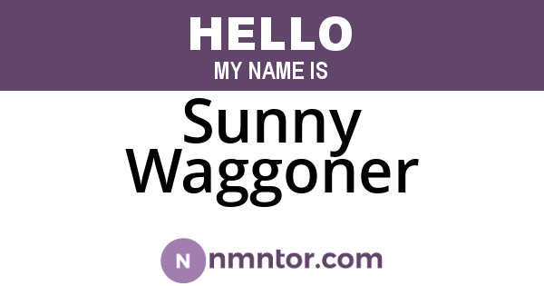 Sunny Waggoner