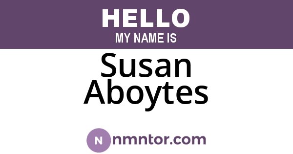 Susan Aboytes