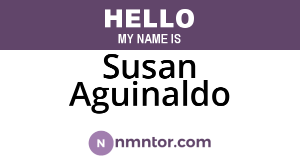 Susan Aguinaldo