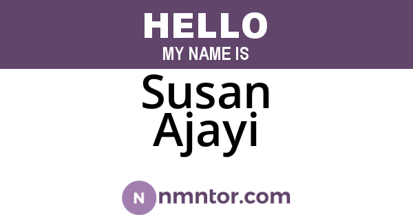 Susan Ajayi