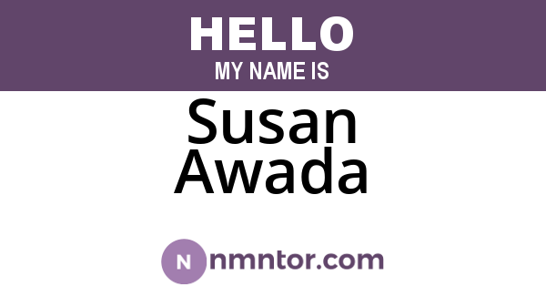 Susan Awada