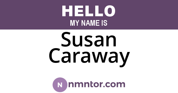 Susan Caraway