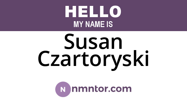 Susan Czartoryski
