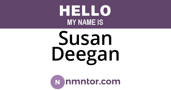 Susan Deegan