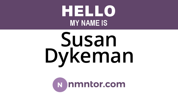 Susan Dykeman