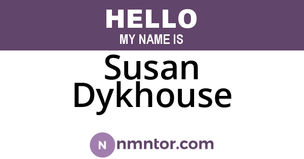 Susan Dykhouse