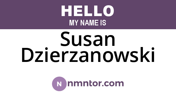 Susan Dzierzanowski