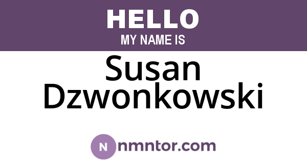 Susan Dzwonkowski