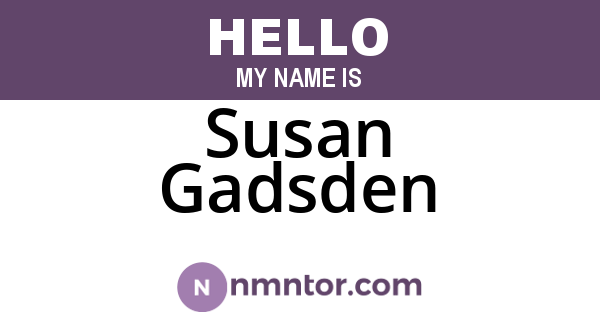Susan Gadsden