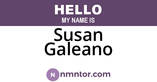 Susan Galeano