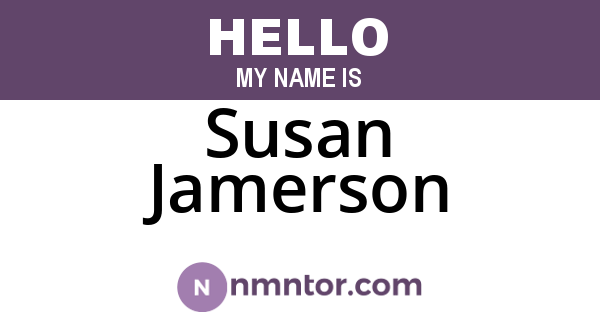 Susan Jamerson