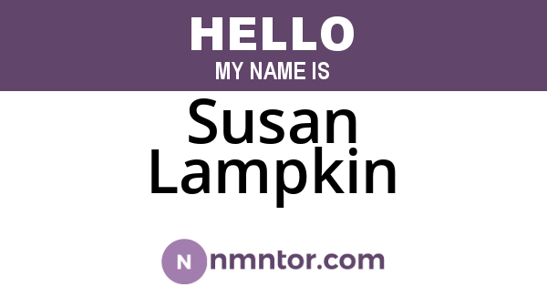 Susan Lampkin