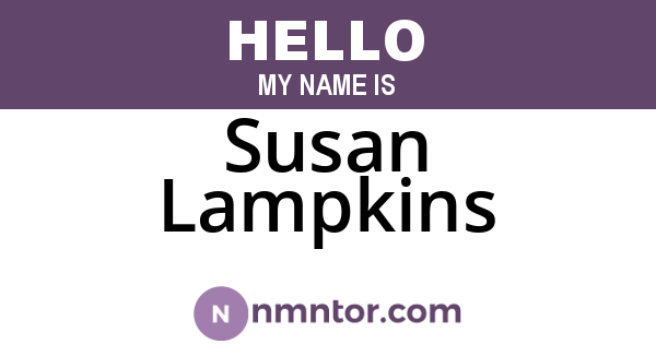 Susan Lampkins