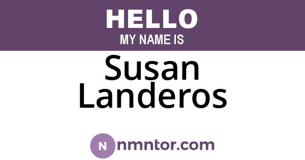 Susan Landeros