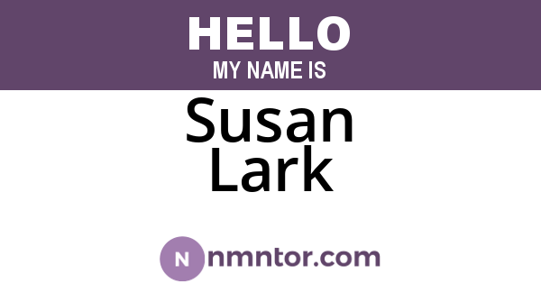 Susan Lark