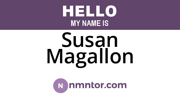 Susan Magallon