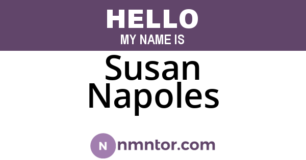 Susan Napoles