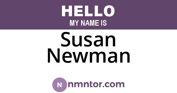 Susan Newman
