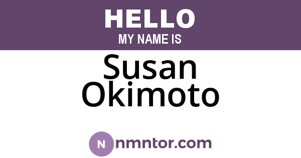 Susan Okimoto