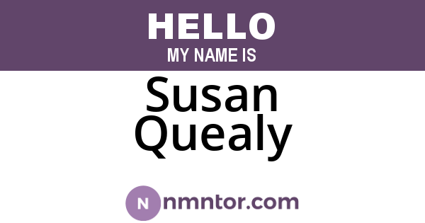 Susan Quealy