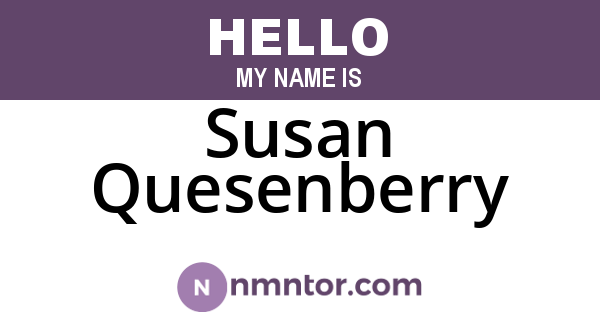 Susan Quesenberry