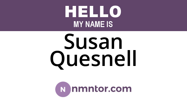 Susan Quesnell