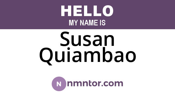Susan Quiambao