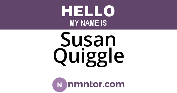 Susan Quiggle