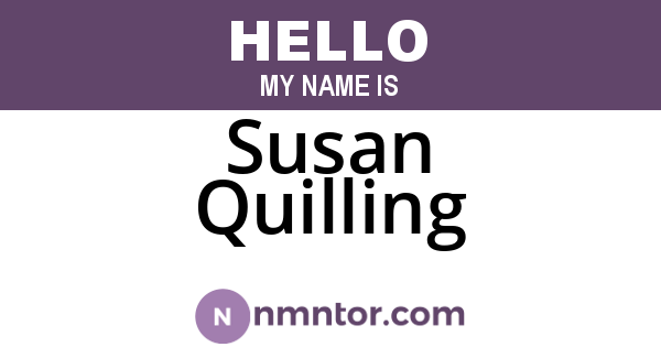Susan Quilling