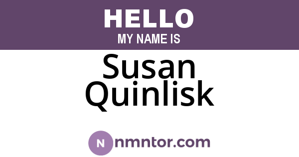 Susan Quinlisk