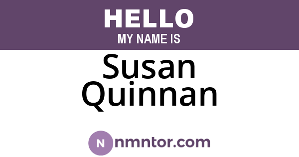Susan Quinnan