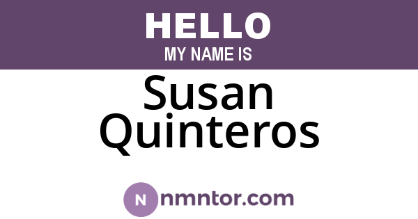 Susan Quinteros