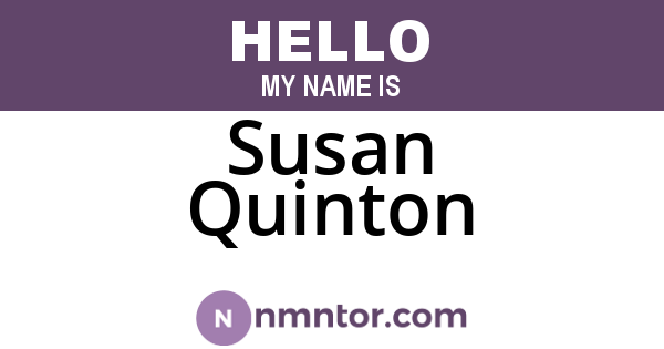 Susan Quinton