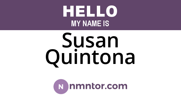 Susan Quintona