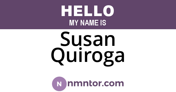 Susan Quiroga