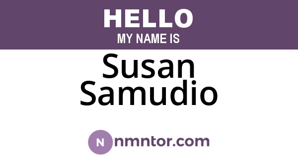 Susan Samudio