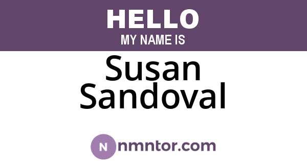 Susan Sandoval