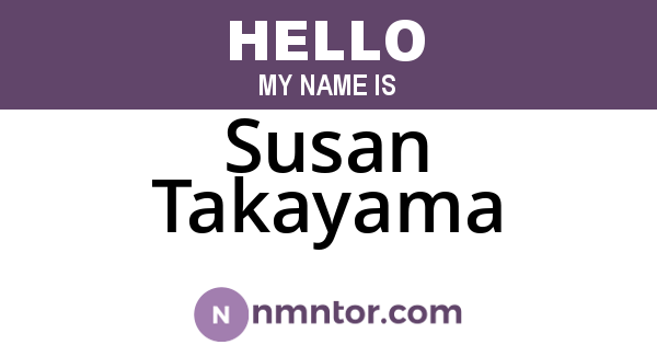 Susan Takayama