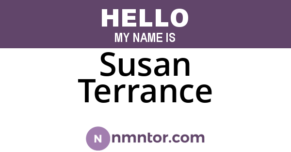 Susan Terrance