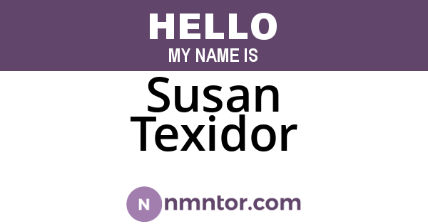 Susan Texidor