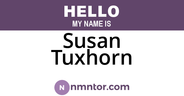 Susan Tuxhorn