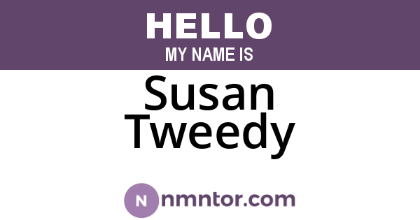 Susan Tweedy