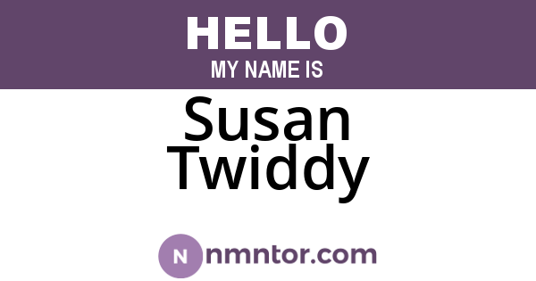 Susan Twiddy