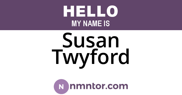 Susan Twyford