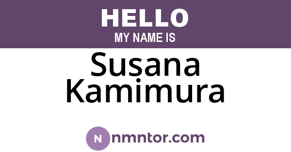 Susana Kamimura