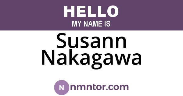 Susann Nakagawa