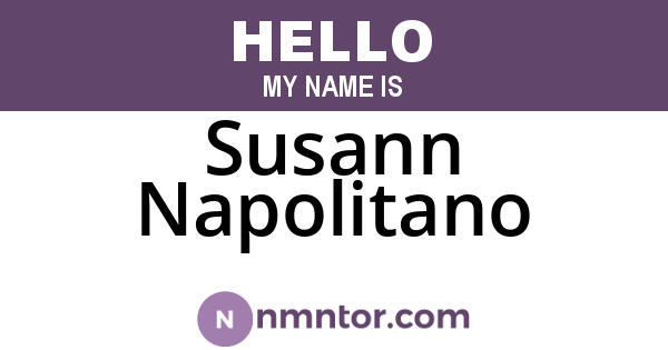 Susann Napolitano
