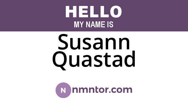 Susann Quastad