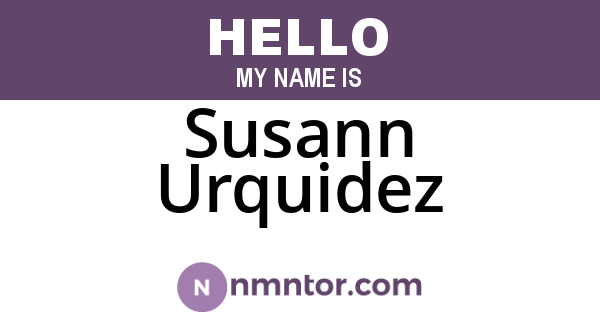 Susann Urquidez