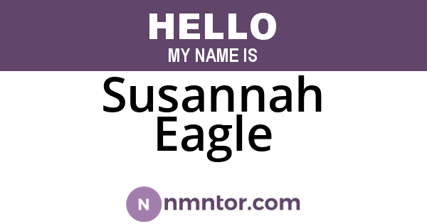 Susannah Eagle